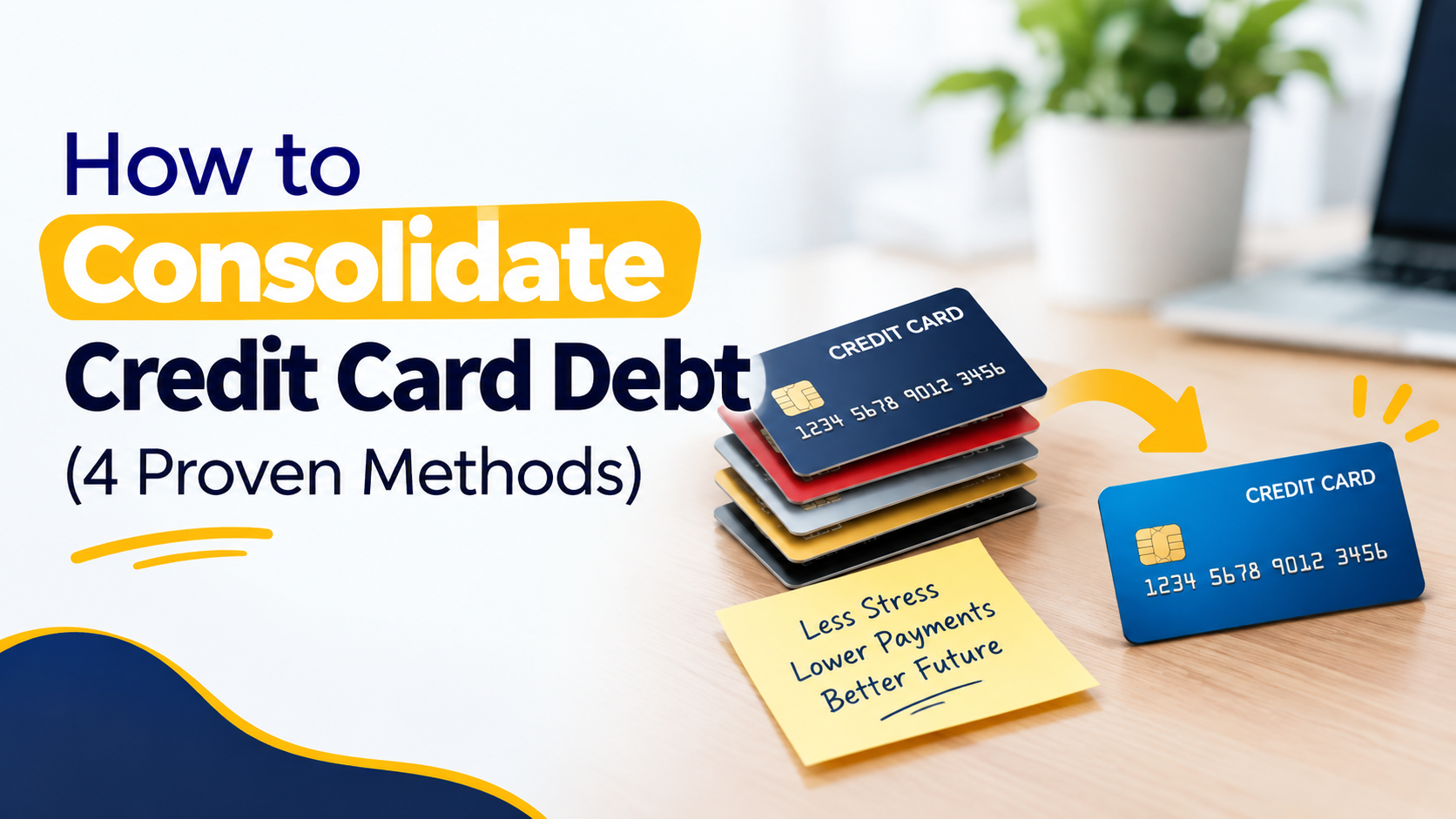 How to Consolidate Credit Card Debt (4 Proven Methods)