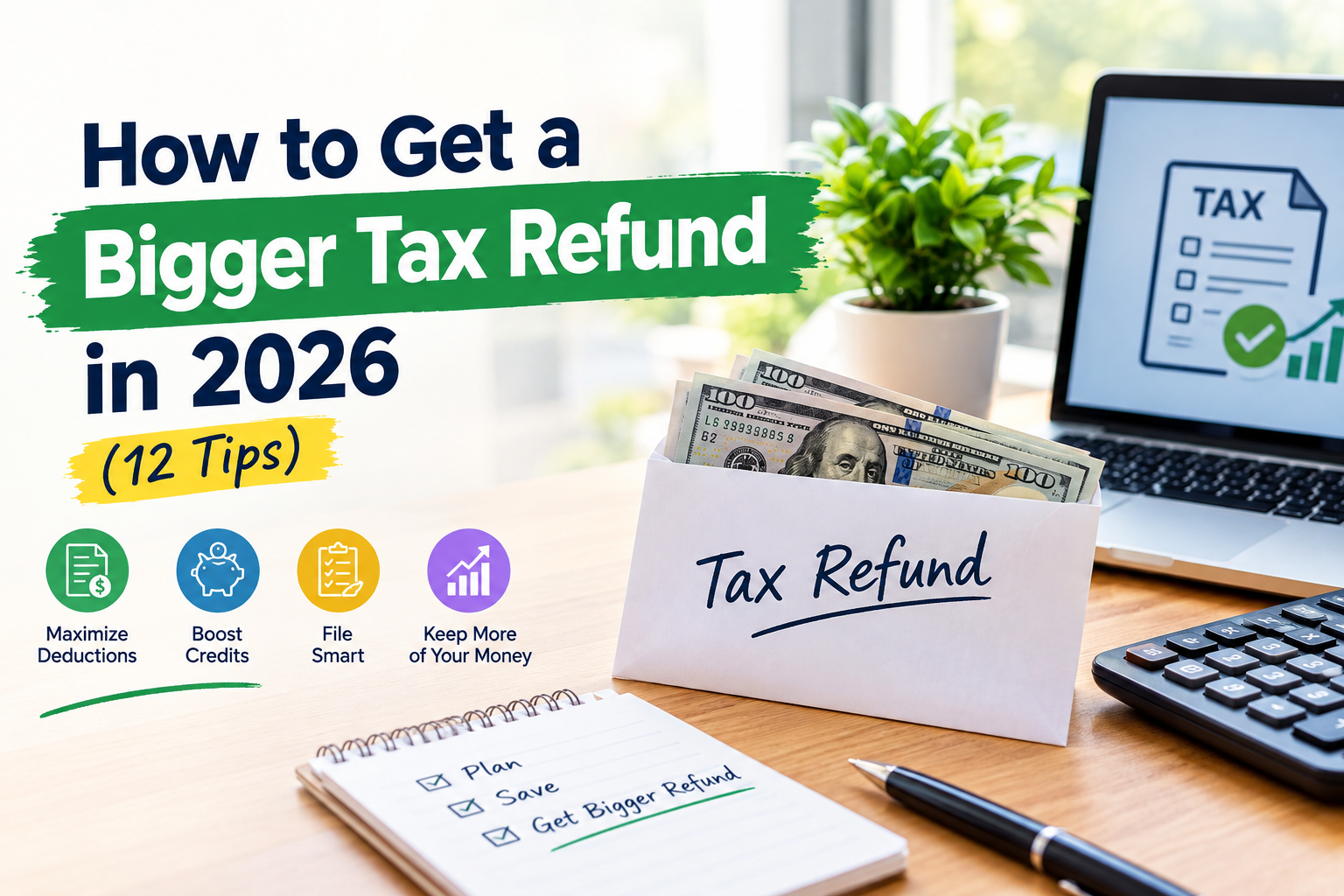 How to Get a Bigger Tax Refund in 2026 (12 Tips)