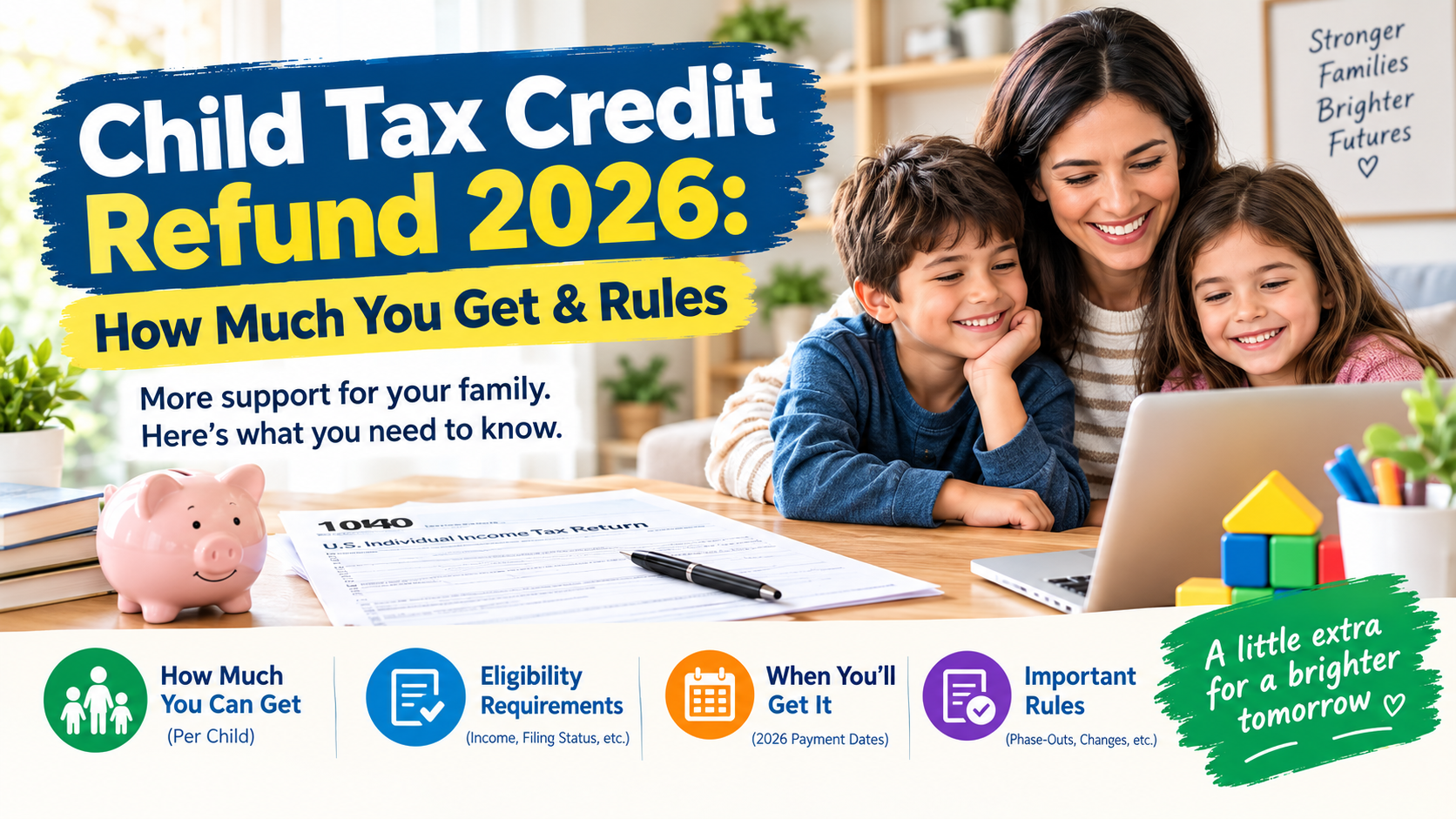 Child Tax Credit Refund 2026: How Much You Get & Rules