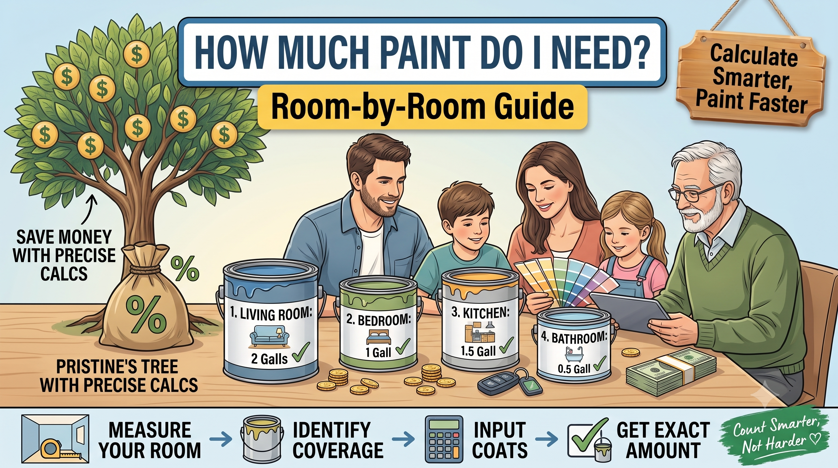 How Much Paint Do I Need? (Room-by-Room Guide)